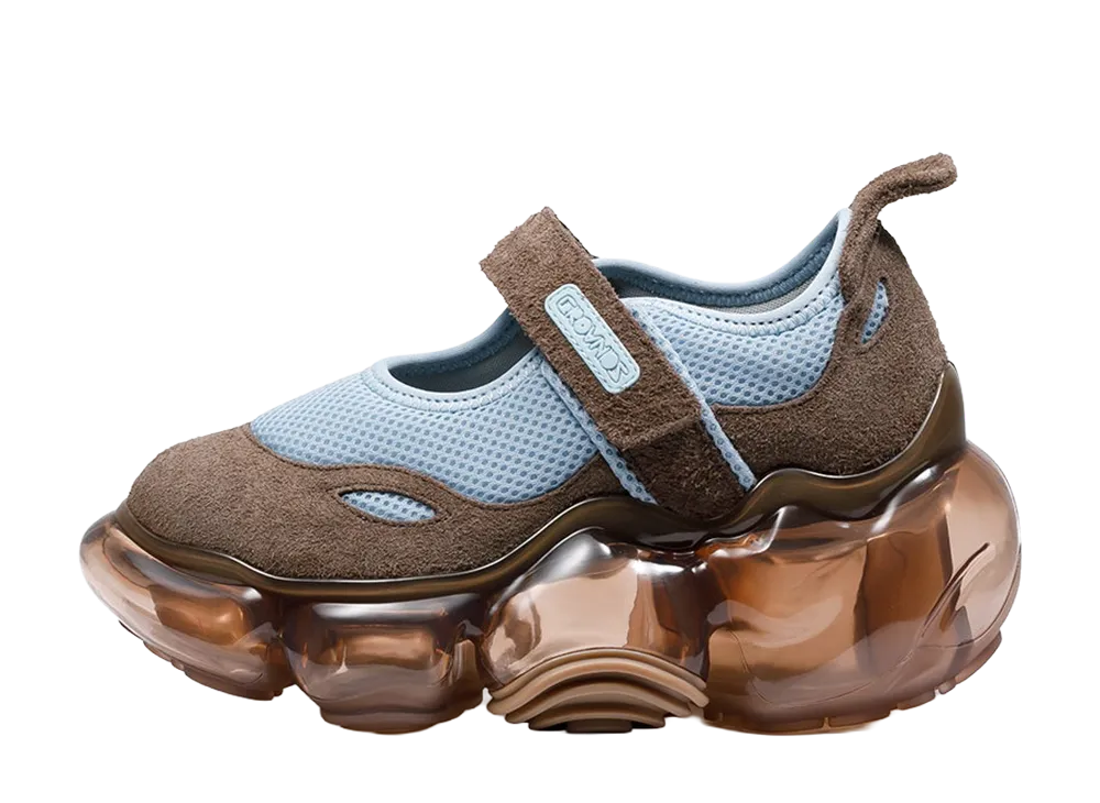 grounds Women's MOOPIE MARY JANE "Mint Choco/Choco"