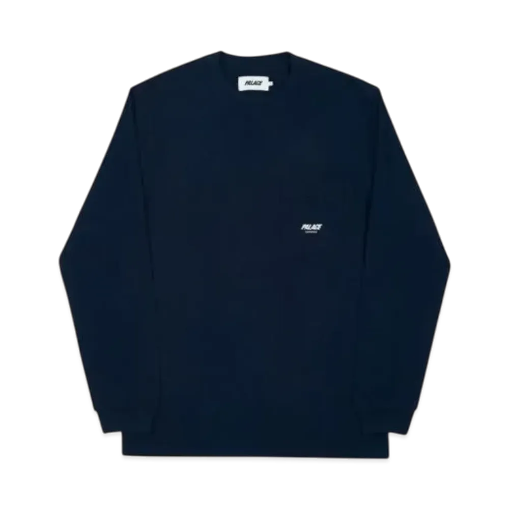 PALACE Slub Pocket Longsleeve "Navy"