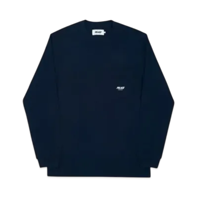 PALACE Slub Pocket Longsleeve "Navy"