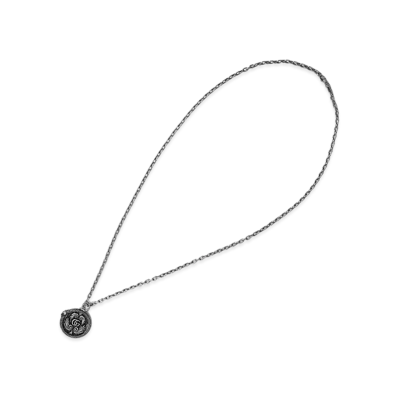 GUCCI Double G Pendant Silver Necklace "Silver"