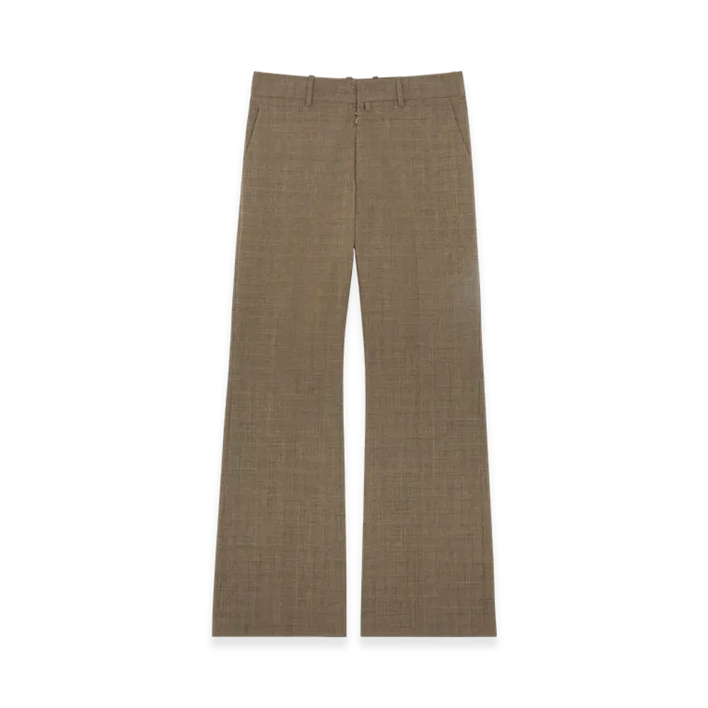 MM6 Maison Margiela Men's Check Trousers "Brown"