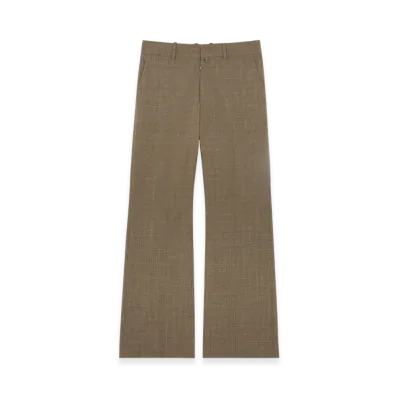 MM6 Maison Margiela Men's Check Trousers "Brown"