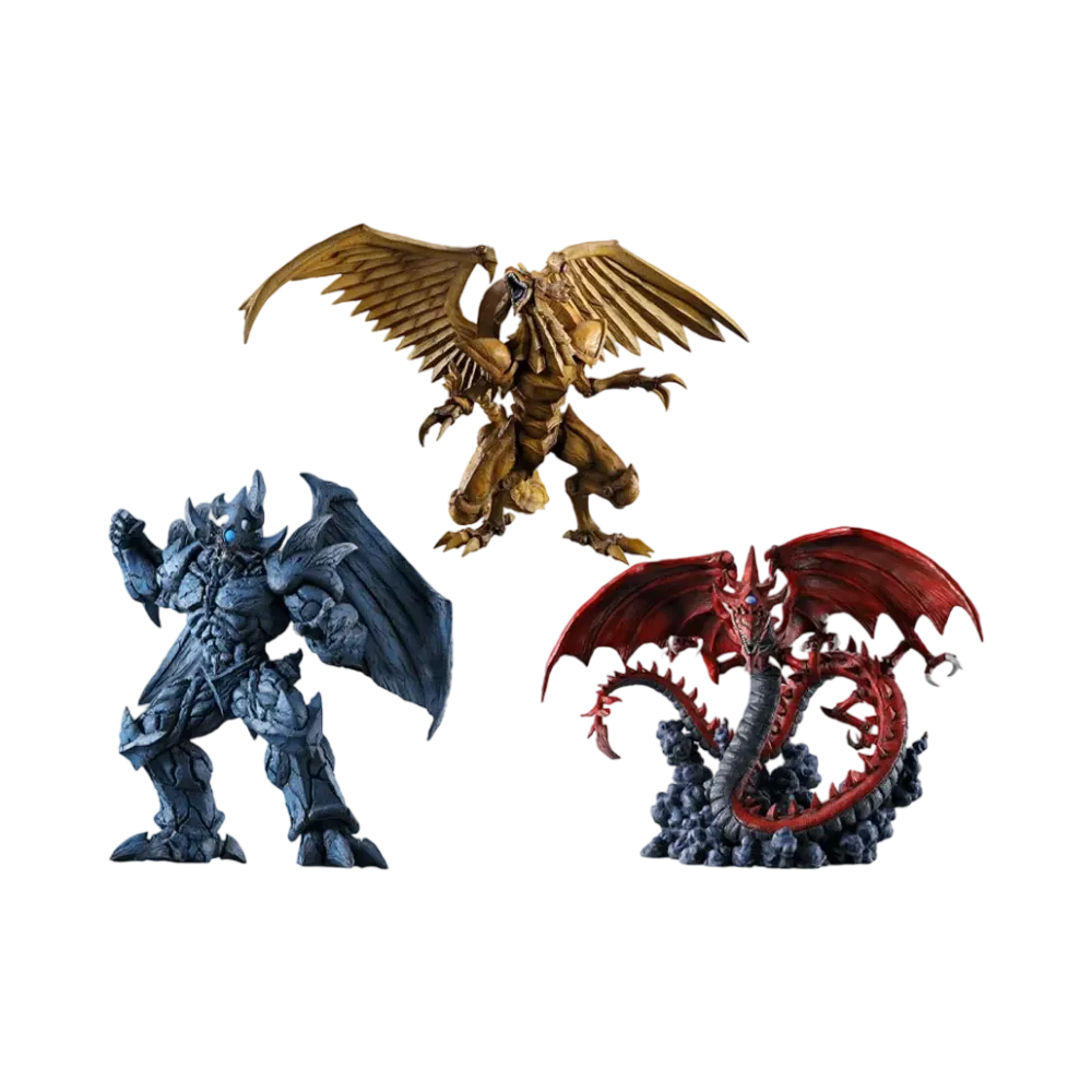 BANDAI "Ichiban Kuji" -Yu-Gi-Oh! Series vol.4 Egyptian God Manifestations- A Prize The Winged Dragon of Ra & B Prize Obelisk the Tormentor & C Prize Slifer the Sky Dragon Kongoujizo Kongoujizo Set of 3
