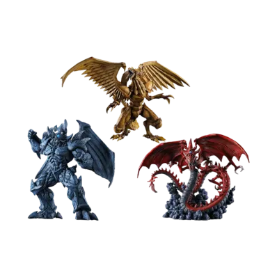 BANDAI "Ichiban Kuji" -Yu-Gi-Oh! Series vol.4 Egyptian God Manifestations- A Prize The Winged Dragon of Ra & B Prize Obelisk the Tormentor & C Prize Slifer the Sky Dragon Kongoujizo Kongoujizo Set of 3
