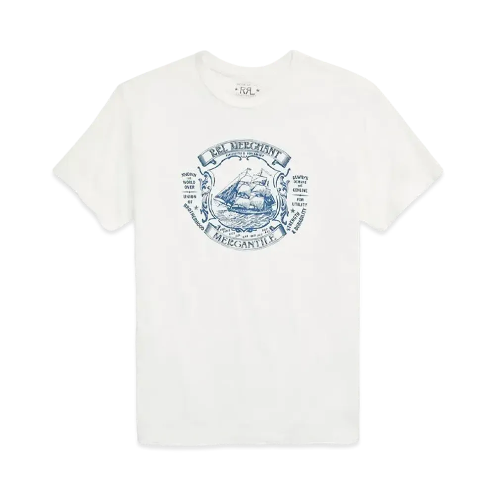 RRL Ralph Lauren Jersey Graphic T-shirt "White"