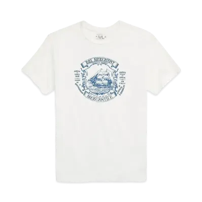 RRL Ralph Lauren Jersey Graphic T-shirt "White"