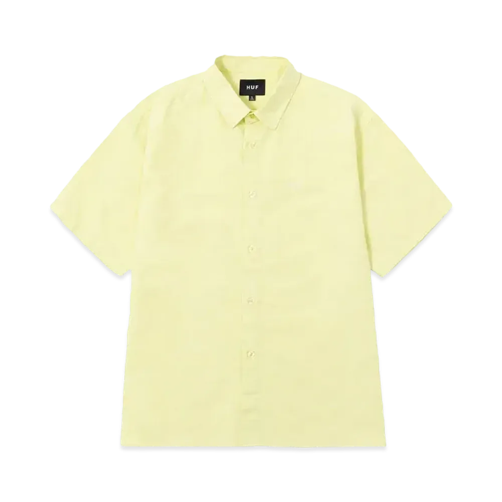 HUF OG Logo Shirt "Hot Lime"