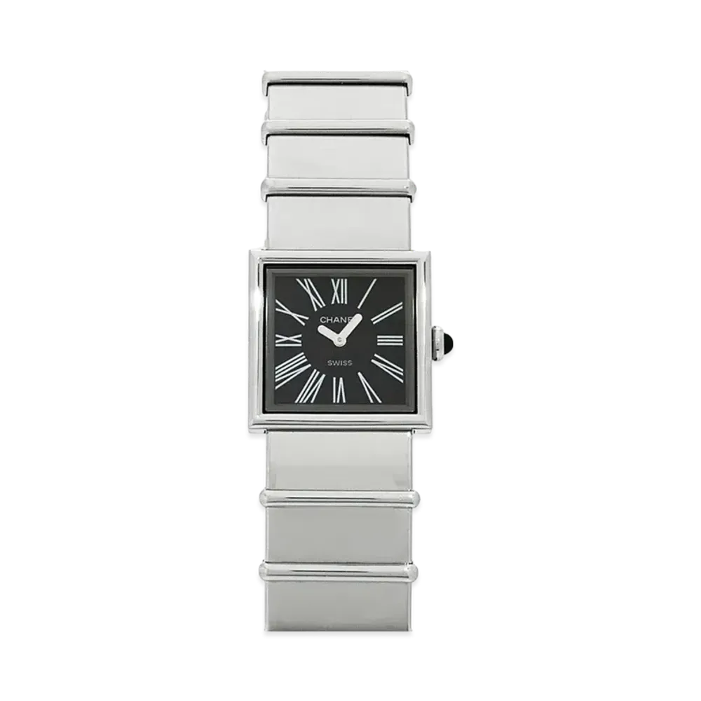 CHANEL Mademoiselle 22mm Stainless Steel "Black"