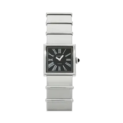 CHANEL Mademoiselle 22mm Stainless Steel "Black"