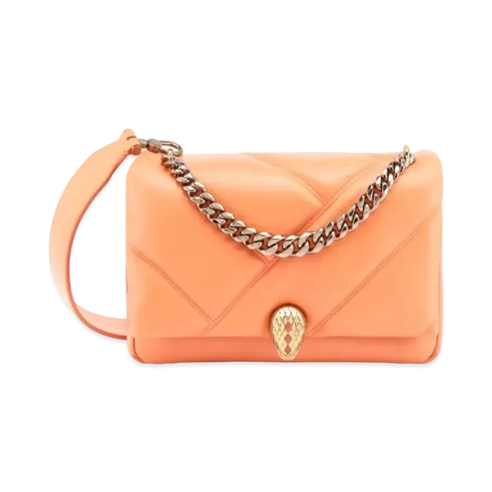 BVLGARI Serpenti Cabochon Crossbody Bag "Orange"