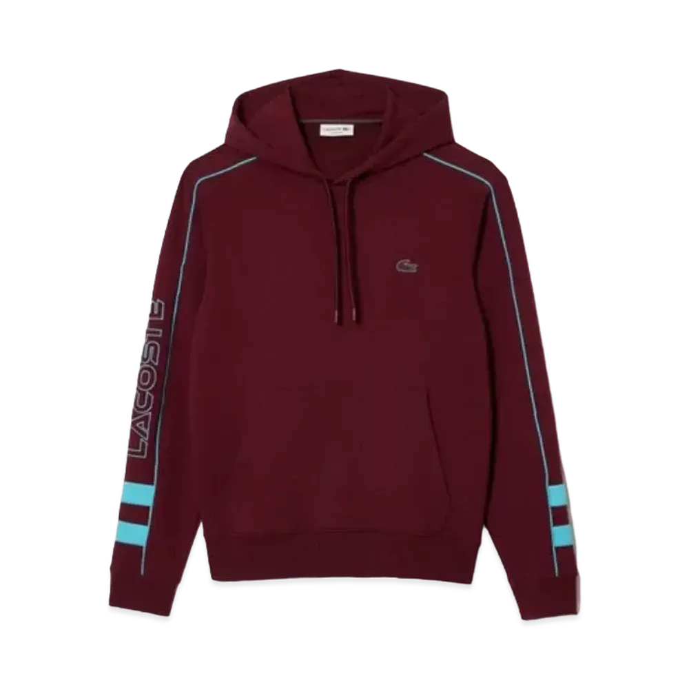 LACOSTE Conte Last Jersey Hoodie "Bordeaux"