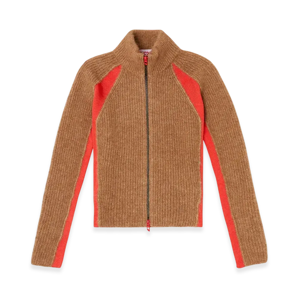 Diesel M-Louise Zip Cardigan "Brown"