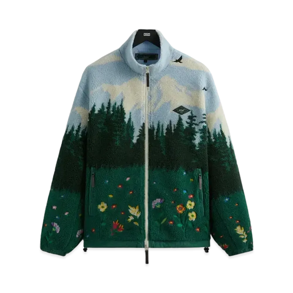 Kith Pinehurst Sherpa Full Zip "Larimar"