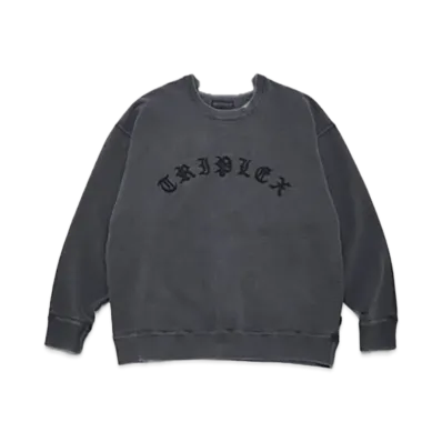 GOD SELECTION XXX Crew Neck Sweat Shirt GX-S25-CS-04 "Black"