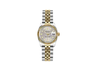 ROLEX Lady-Datejust "Silver/Stainless Steel/Yellow Gold"