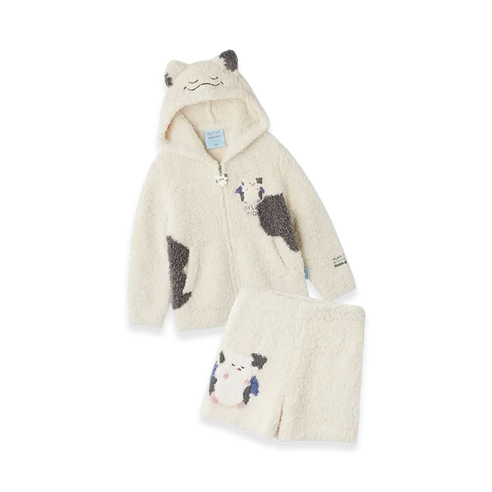 GELATO PIQUE x DRAGON QUEST Kids Gelato Momon Hoodie & Half Pants Set "Cream"