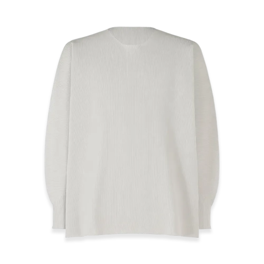 HOMME PLISSE ISSEY MIYAKE Basic Knit "Light Gray"