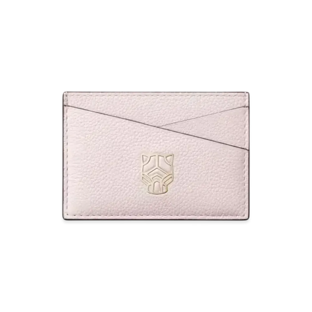 Cartier Simple Card Holder Panthere Graphique de Cartier "Petal Pink"