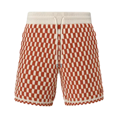 AMIRI Checkered Short "Burnt Orange"