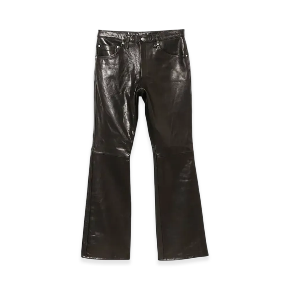 BEAMS FUTURE ARCHIVE Leather Pants "Black"
