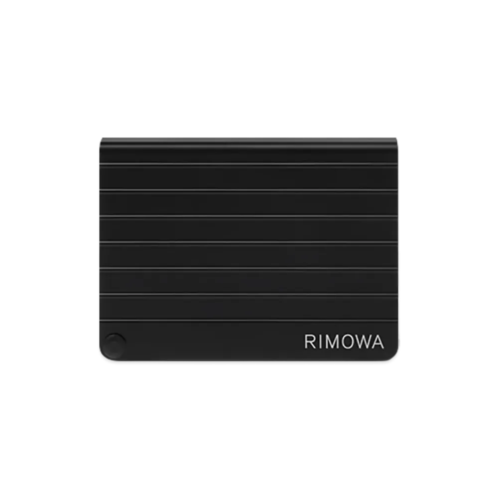 RIMOWA Original Small Goods - Aluminium Card Holder "Black"