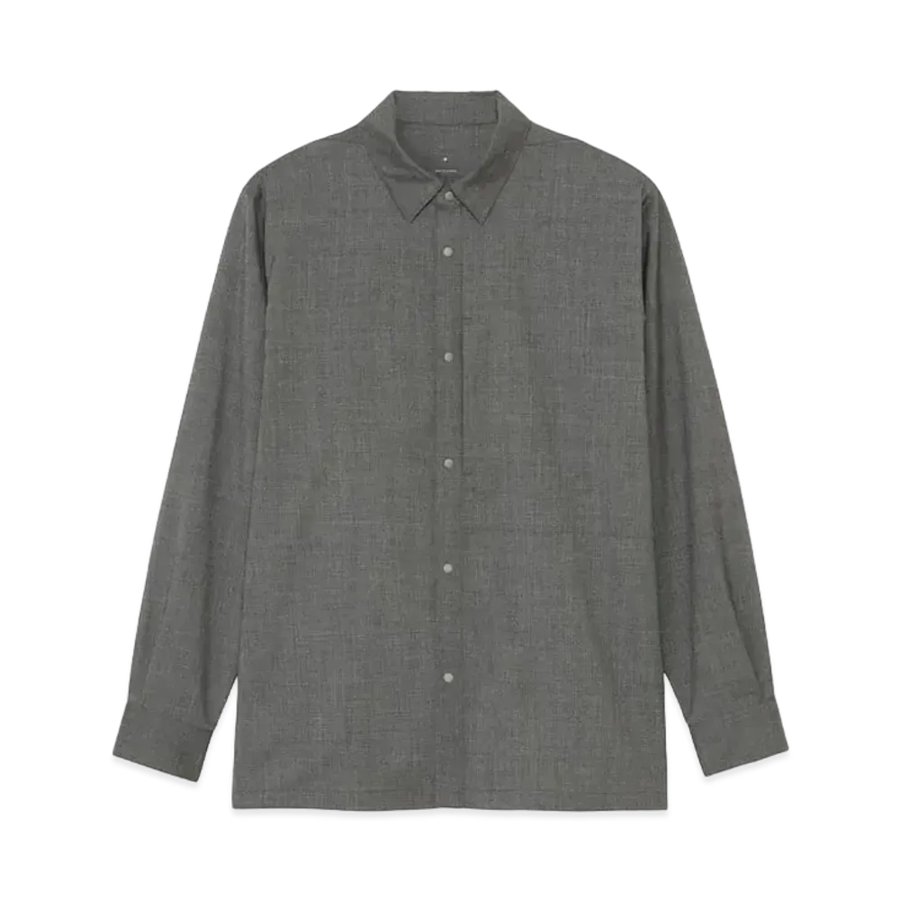 Goldwin Wool Hike Shirt (Unisex) "Mix Gray"