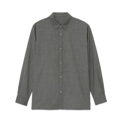 Goldwin Wool Hike Shirt (Unisex) "Mix Gray"