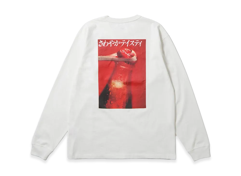 NEW ERA x Coca-Cola L/S Washed Cotton Tee "Off White"