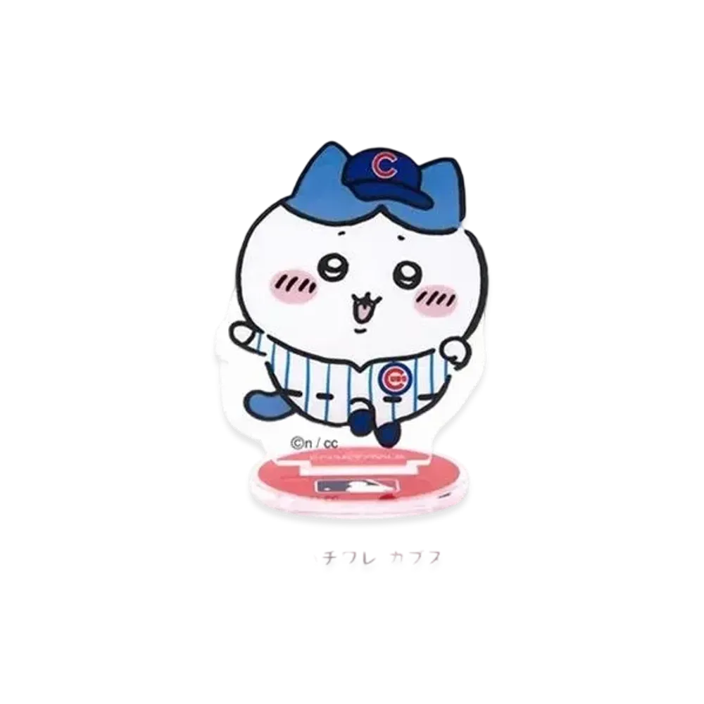 MLB x Chiikawa Tokyo Series Acrylic Stand Hachiware (Cubs) "Blue"