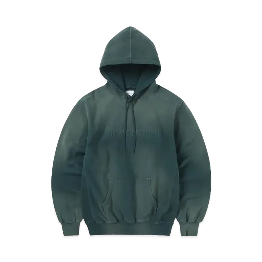 thisisneverthat Faded Embroidery Hoodie "Indigo"