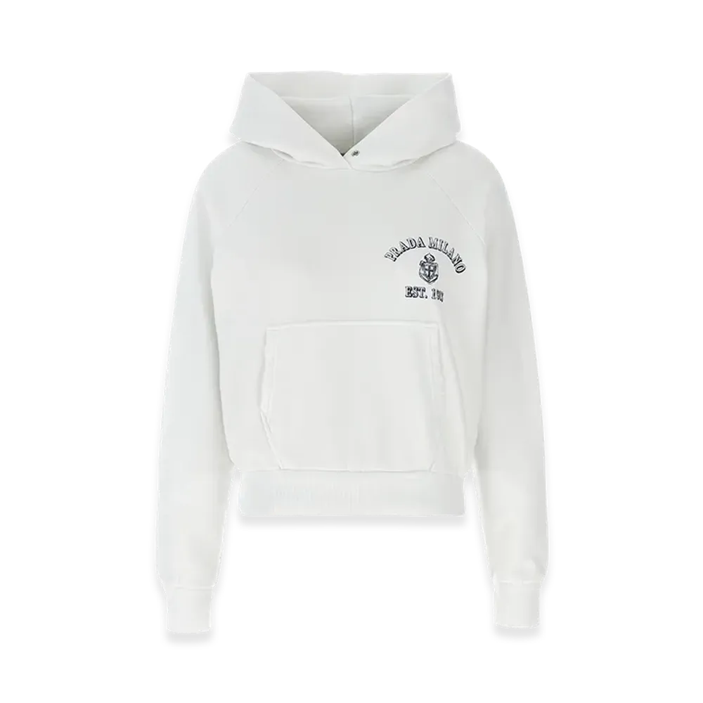 PRADA Women's Vintage Hoodie "White"