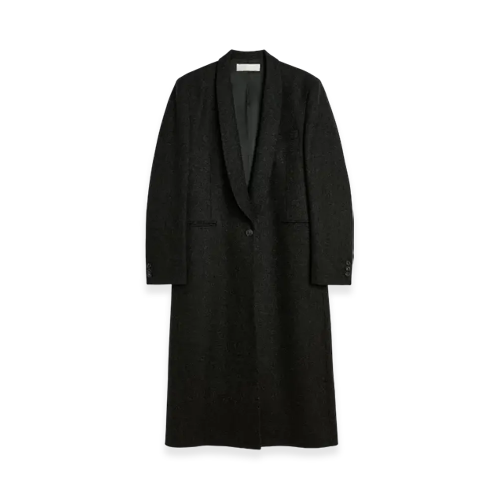 OUR LEGACY Supper Coat "Granite Water Repellent Melton"