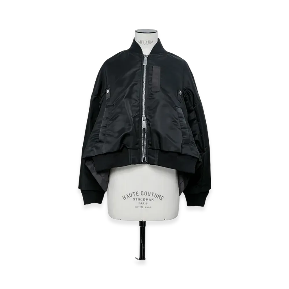 sacai Nylon Twill Blouson "Black"