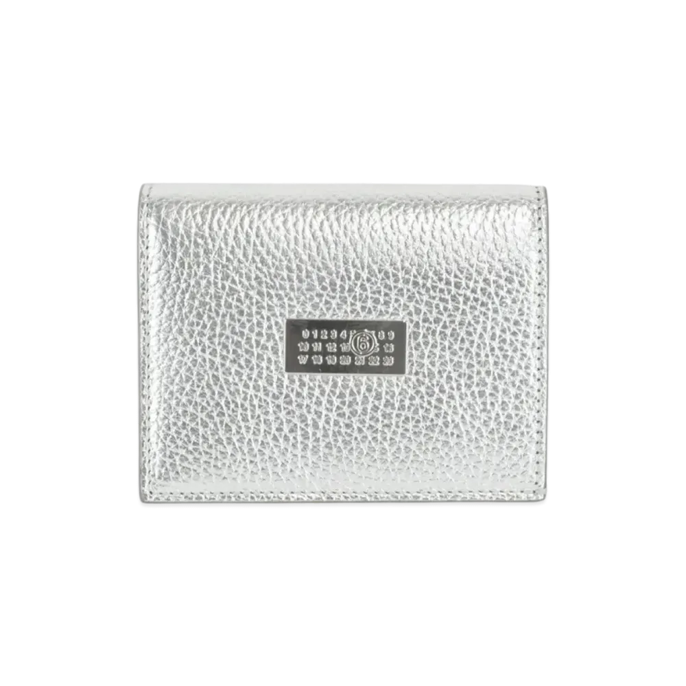 MM6 Maison Margiela Numeric Wallet "Silver"