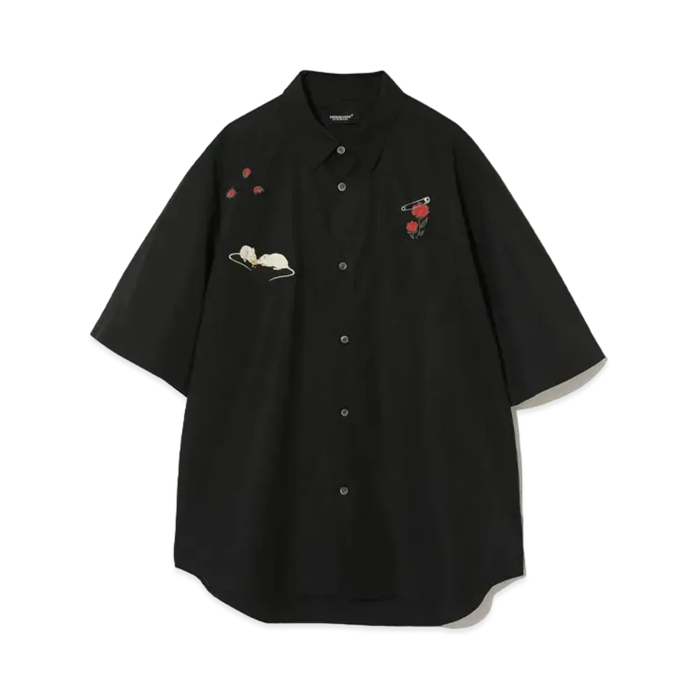 UNDERCOVER Cotton Broad Shirt "Black"