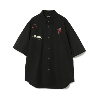 UNDERCOVER Cotton Broad Shirt "Black"