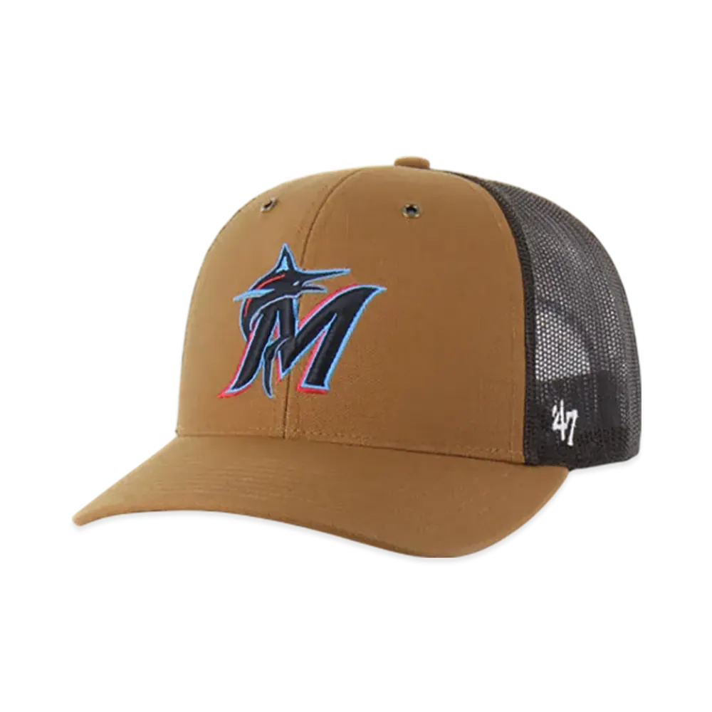47 x Carhartt Miami Marlins Trucker "Brown"