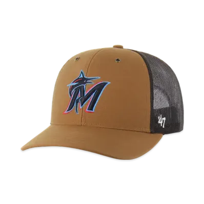 47 x Carhartt Miami Marlins Trucker "Brown"