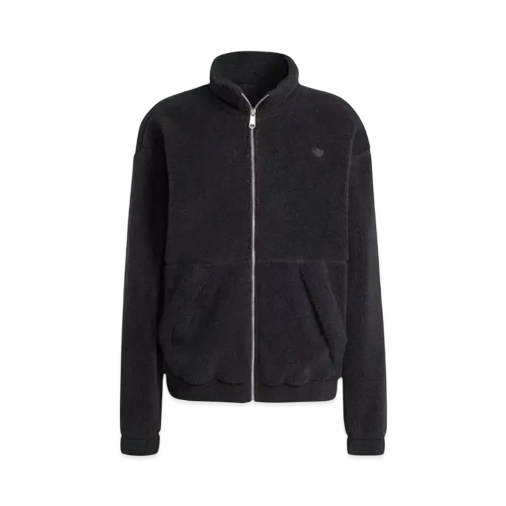 adidas Premium Essentials Polar Fleece Full Zip Sweatshirt "Black"