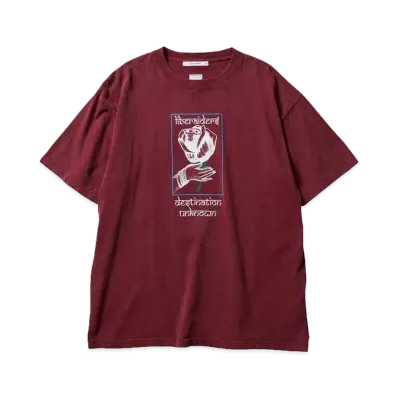 Liberaiders LR ROSE TEE "BURGUNDY"