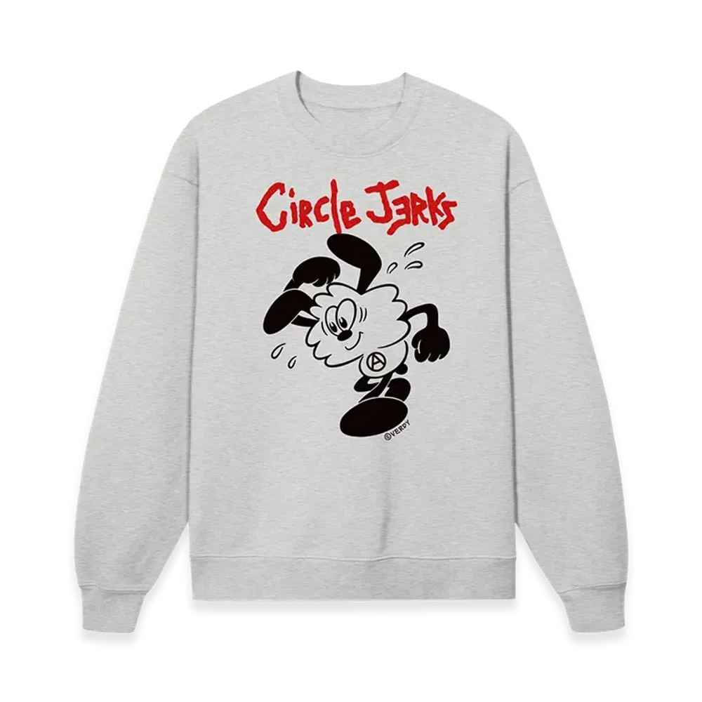 VERDY x Circle Jerks Sweat Crew "Ash"