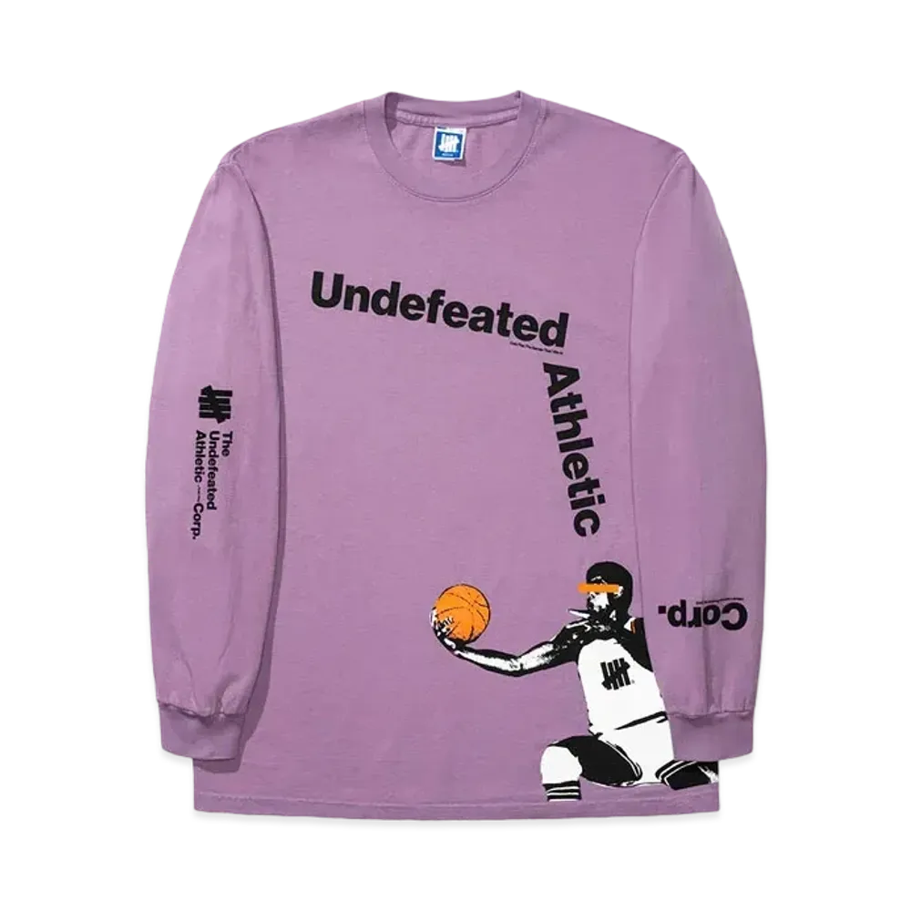 UNDEFEATED ATHLETIC CORP L/S TEE - 80203 "Purple"