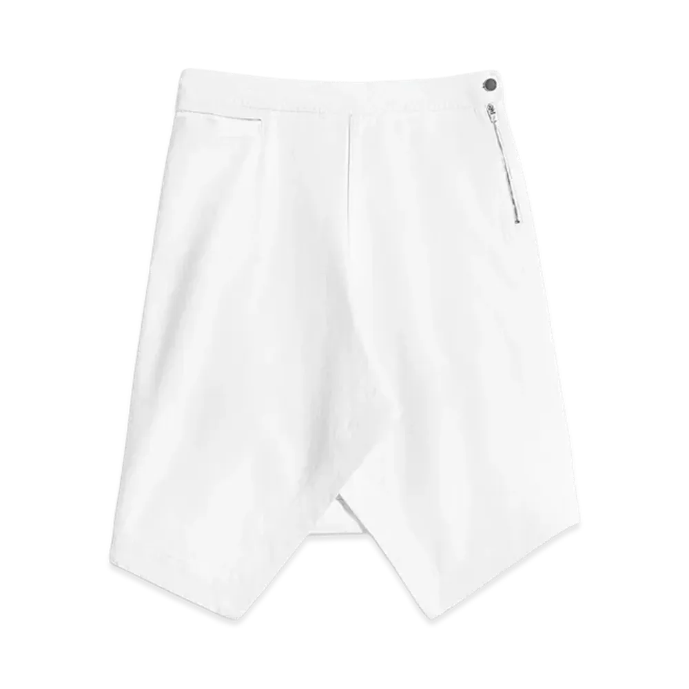 LEMAIRE Women's Denim Asymmetric Skirt "Milk Bleached"