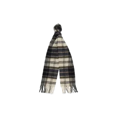 Barbour Wool / Cashmere Tartan Scarf "Orange"