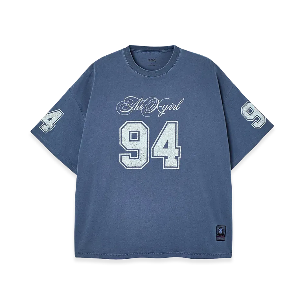 X-Girl Women's Faded Number S/S Big Tee Dress "Blue"