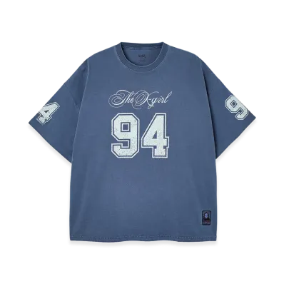 X-Girl Women's Faded Number S/S Big Tee Dress "Blue"