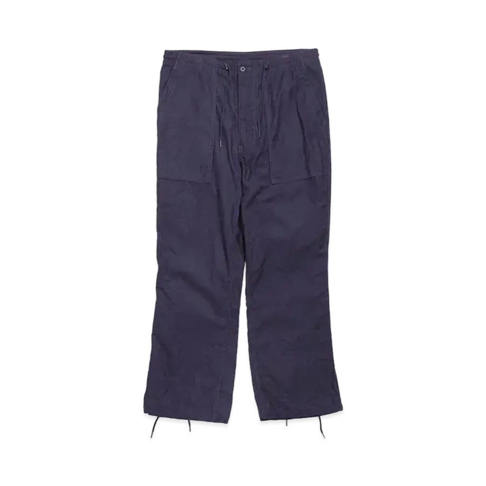 Needles STRING FATIGUE PANT - BACK SATEEN "Navy"