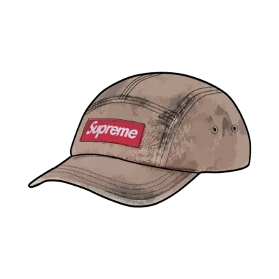 Supreme Overdyed Camp Cap "Tan"
