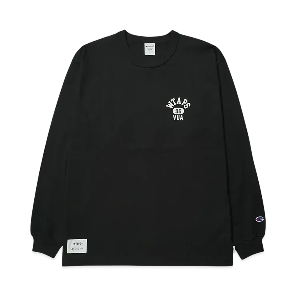 WTAPS x Champion Academy / LS / Cotton "Black"