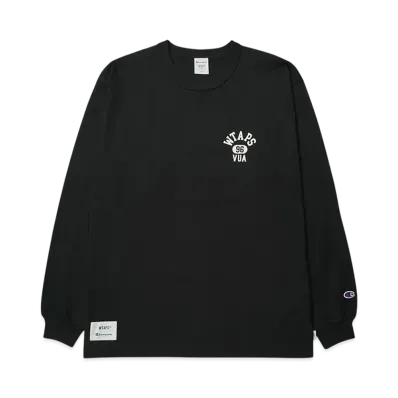 WTAPS x Champion Academy / LS / Cotton "Black"